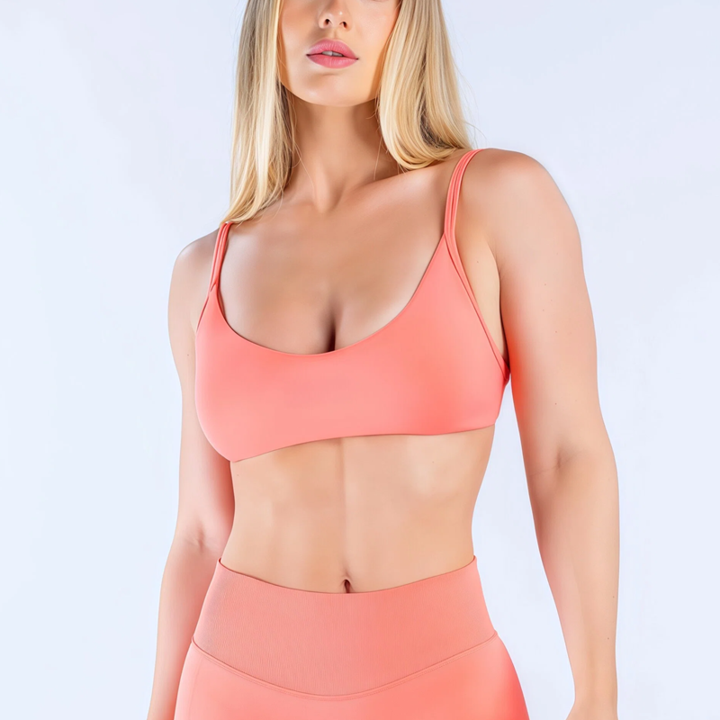 Aquatic Sports Bra - HISTELLO Impact Scoop Neck Bra Women