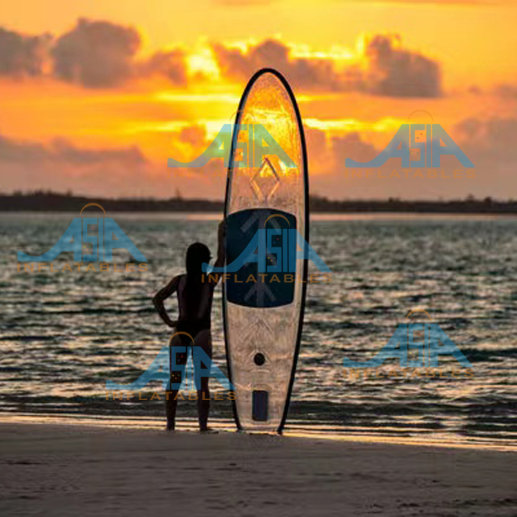Crystal Clear Bottom Sup Stand - đánh giá và giá Stand Up Paddle Leash