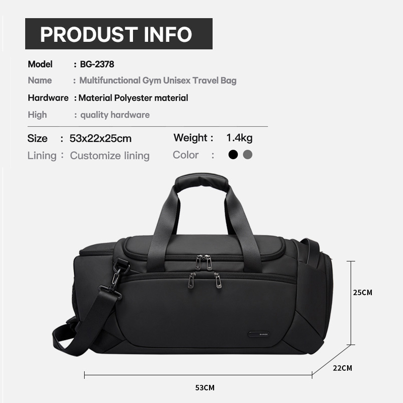 BANGE Sports Bags Men Gym Bags - đánh giá và giá Dry Bag Roll Top