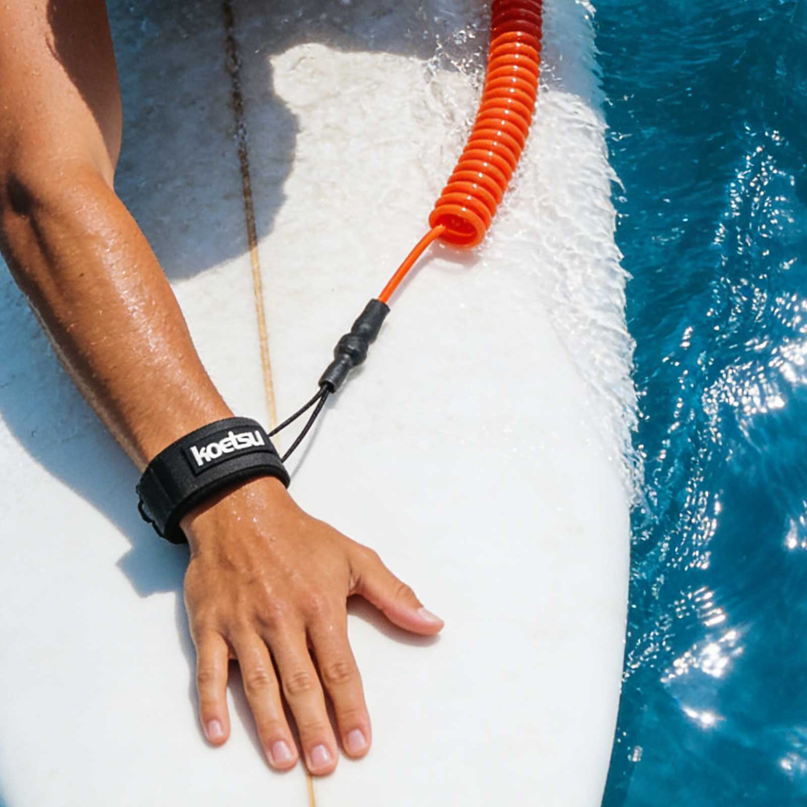 Coiled Bodyboarding Leash TPU  - đánh giá và giá Stand Up Paddle Leash