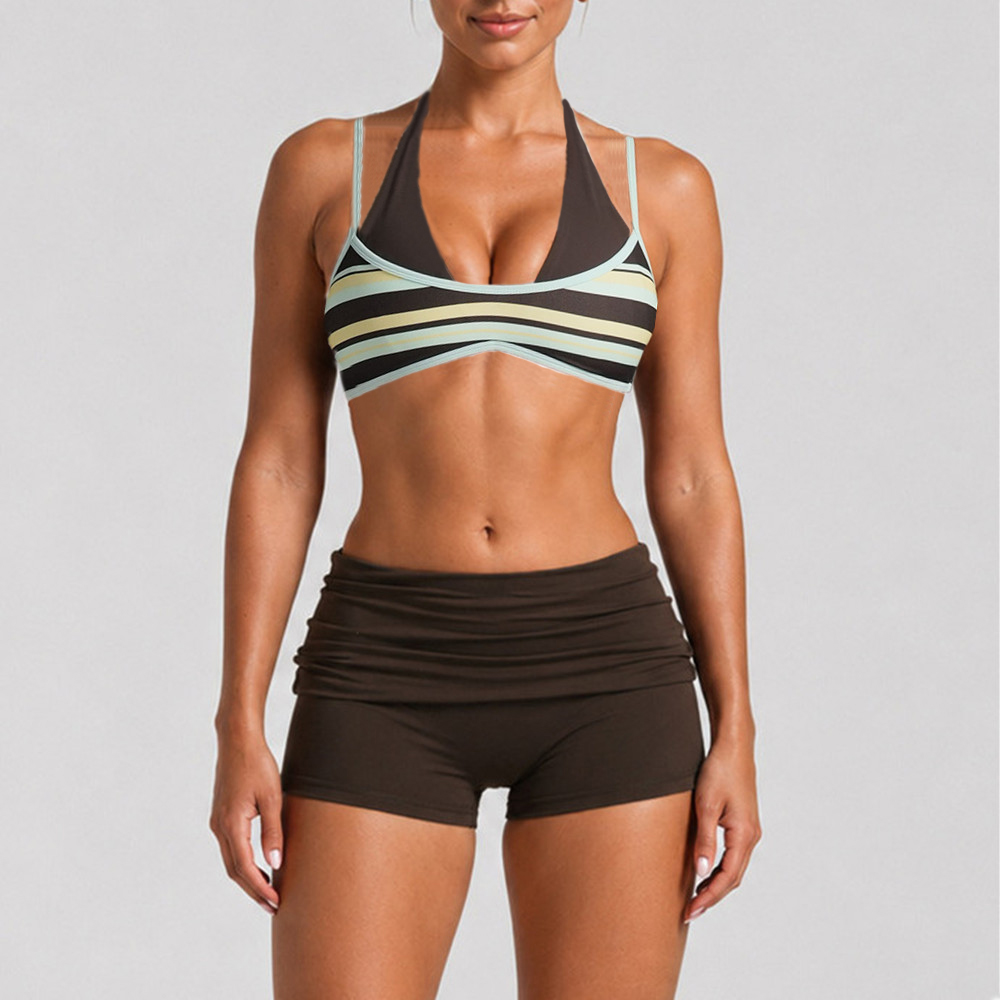 Pad Women Block Dot Halter Dou - đánh giá và giá Aquatic Sports Bra